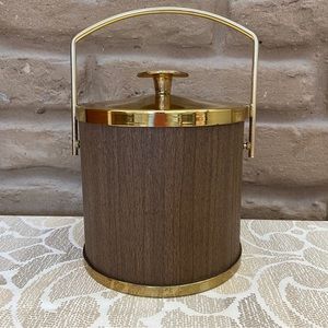 Vintage Mid-Century Modern Ice Bucket by Serv Master